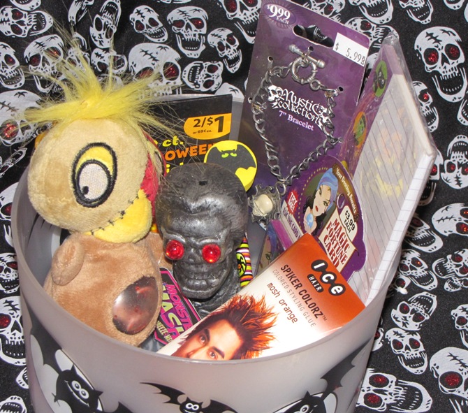 Boy Child Halloween Gothic Gift Basket