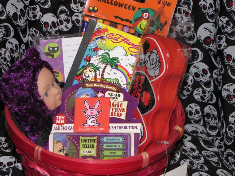 Halloween Girl Child Gothic Gift Basket