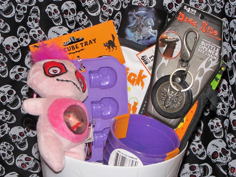 Halloween Baking Skull Spider Monster Gothic Gift Basket