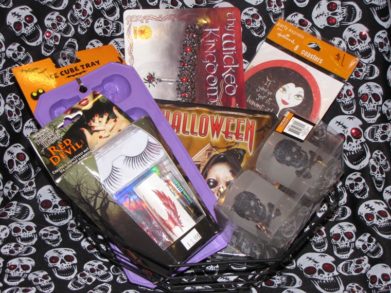 Gothic Beauty Halloween Vampire Spider Skull Gothic Gift Basket