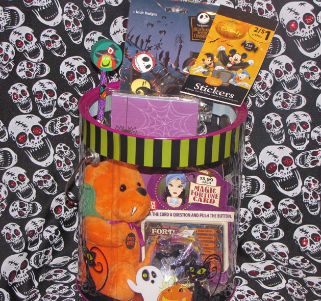 Girl Child’s or Unisex Halloween Bear Dragon Gothic Gift Basket