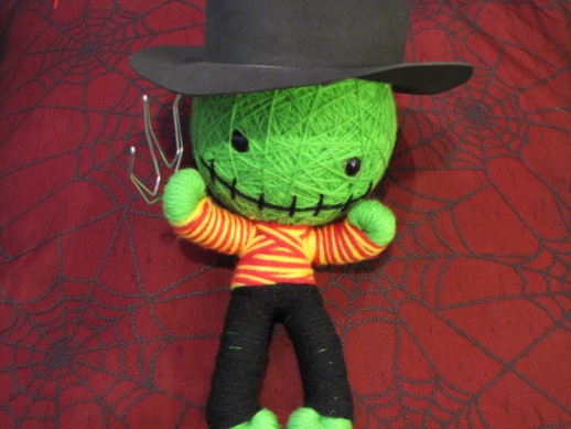 Freddy Kruegerz Green and Red Large Voodoo Doll