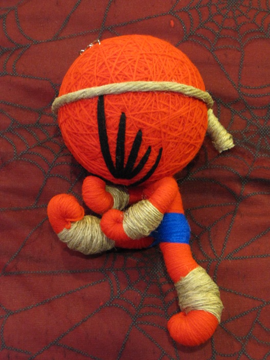 Red & Blue Karate Kung Fu Large Voodoo Doll