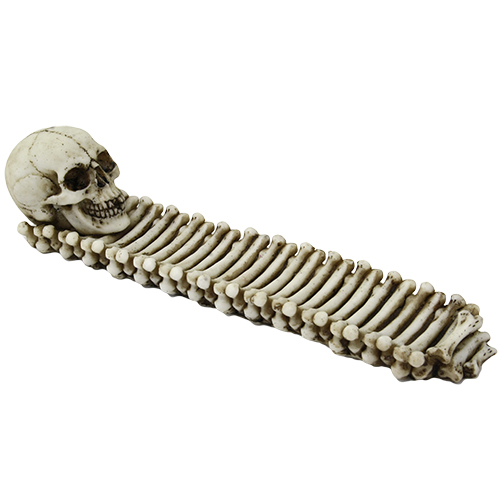 Skull and Bones Incense Burner - Click Image to Close