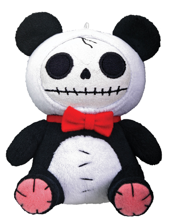 Small Pandi Panda Furry Bones Skellies Plush Toy - Click Image to Close