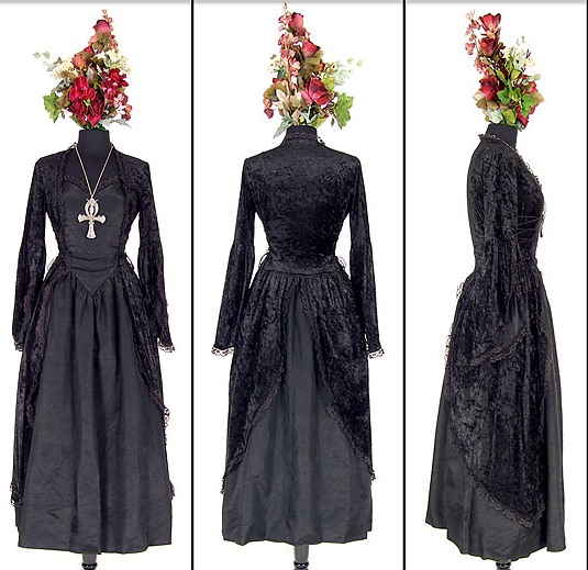 Eternal Love Black Gothic Belladonna Dress