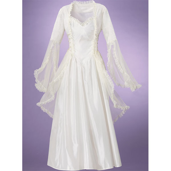 Eternal Love Ivory Wedding Gothic La Belle Dame Dress - Click Image to Close