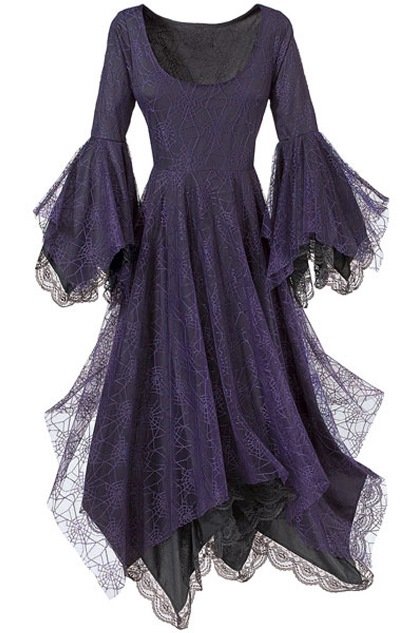Eternal Love Niteshade Gothic Princess Dress Cobweb - Click Image to Close