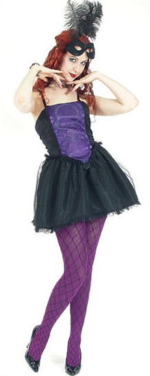 Eternal Love Gothic Violet Purple Crucifix & Roses Mini Dress Tutu - Click Image to Close