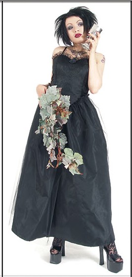 Eternal Love Black Sacred Heart Party Dress - Click Image to Close