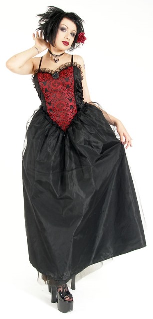 Eternal Love Scarlet Sacred Heart Party Dress - Click Image to Close