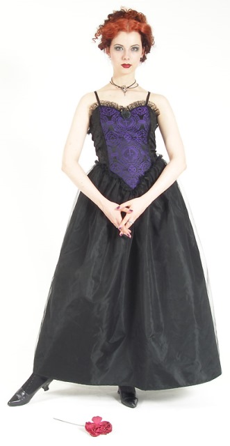 Eternal Love Violet Sacred Heart Party Dress - Click Image to Close