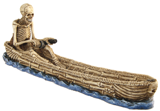 Skull Caneoing Incense Burner