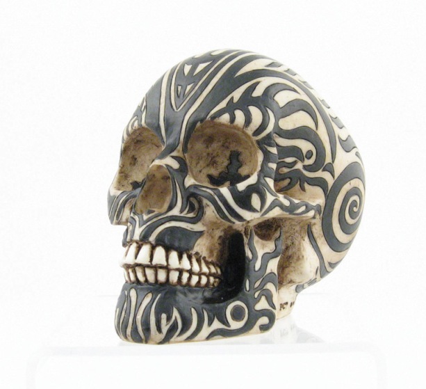 Maori Ram Celtic Tribal Skull