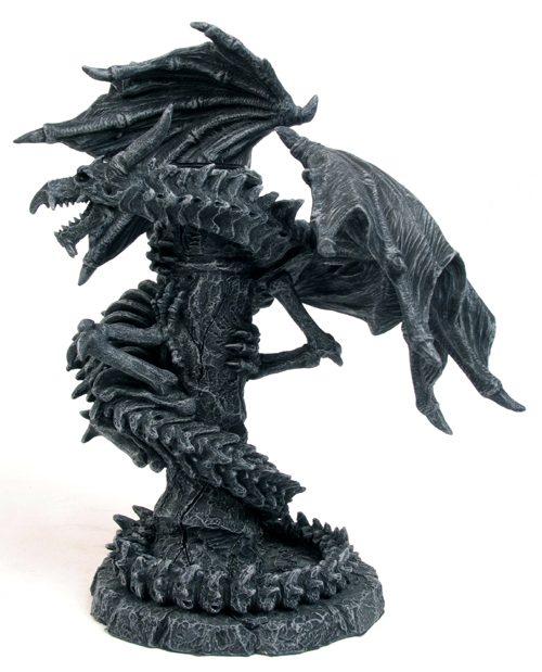 Bone Serpent Candleholder