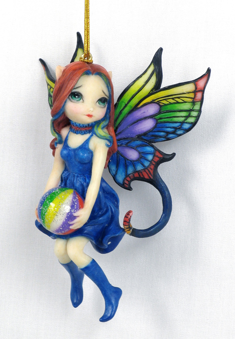 Jasmine Becket Griffith Midnight Rainbow Fairy Ornament