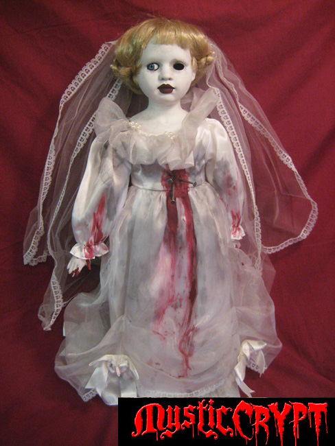 Large Voodoo Nails Bride Creepy Horror Doll by Bastet2329