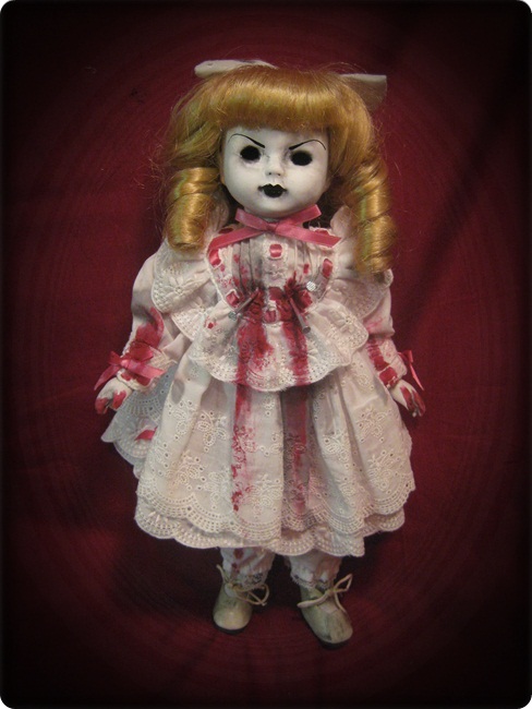Sweet Voodoo Nails with Blood Creepy Horror Doll by Bastet2329 Sweet Voodoo Nails with Blood Creepy Horror Doll by Bastet2329