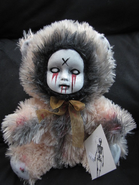 Zombie Tears Of Blood Teddy Bear Creepy Horror Doll by Bastet232 Zombie Tears Of Blood Teddy Bear Creepy Horror Doll by Bastet232