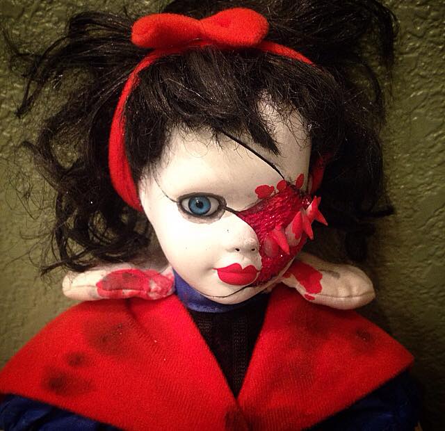 Snow White Vampire Creepy Horror Doll by Bastet2329 - Click Image to Close