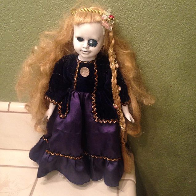 Rapunzel Fairy Tale Marble Eye Creepy Horror Doll by Bastet2329 - Click Image to Close