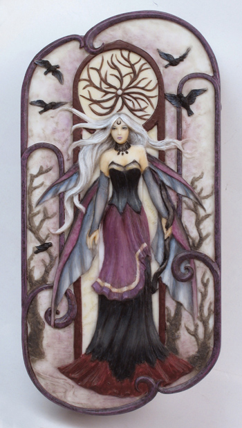 "Dark Queen" Fairy Jewelry Box by Jessica Galbreth "Dark Queen" Fairy Jewelry Box by Jessica Galbreth