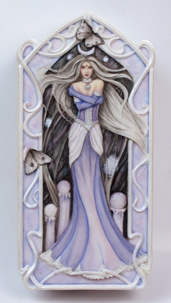 " White Magick " Fairy Jewelry Box by Jessica Galbreth " White Magick " Fairy Jewelry Box by Jessica Galbreth
