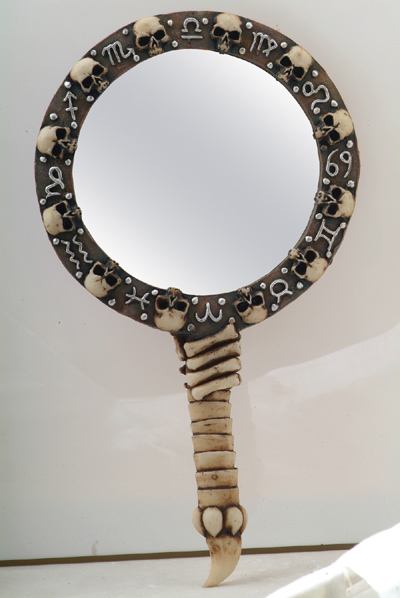 Grim Reaper Hand Mirror