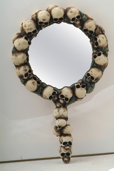 Skull Hand Mirror