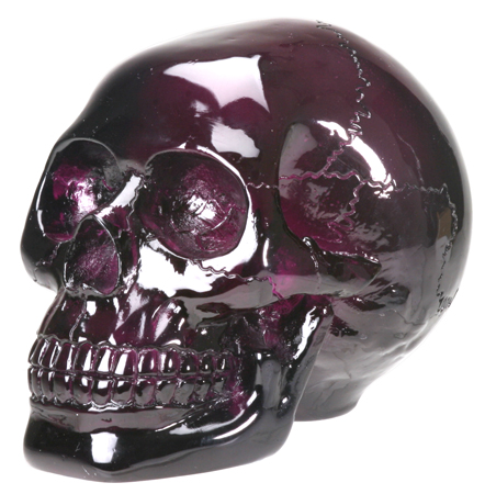 Large Purple Crystal Skull Large Purple Crystal Skull