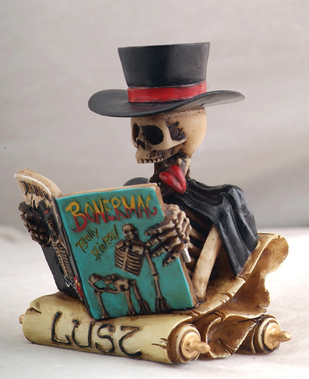 Skeleton "Lust" 7 Deadly Sins Figurine