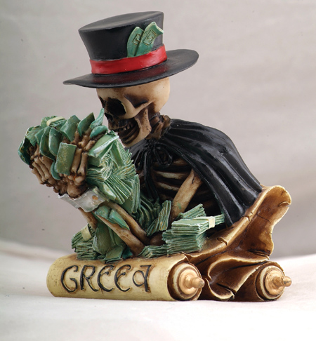 Skeleton "Greed" 7 Deadly Sins Figurine
