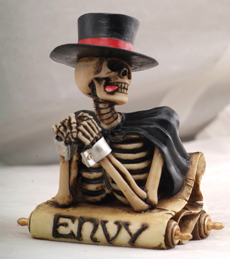 Skeleton "Envy" 7 Deadly Sins Figurine