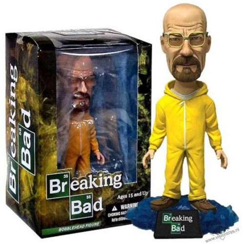 Breaking Bad Heisenberg Walter White Bobblehead *DAMAGED BOX*