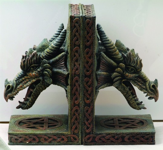 Dragon Pentacle Bookends