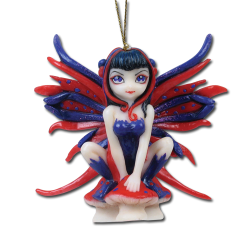 Jasmine Becket Griffith Polkadot Mushroom Ornament