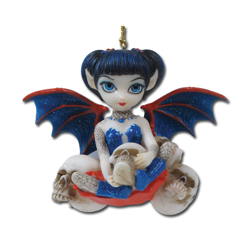 Jasmine Becket Griffith Spiders and Skulls Fairy Ornament