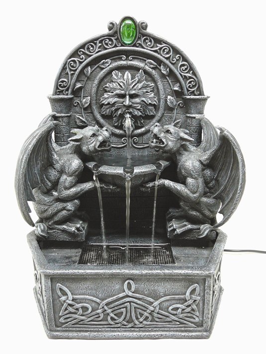 Greenman Celtic Gargoyle Fountain
