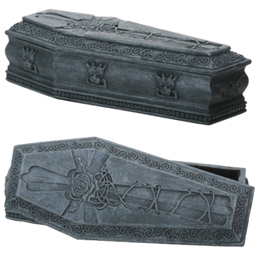 Gargoyle Rose Coffin Box