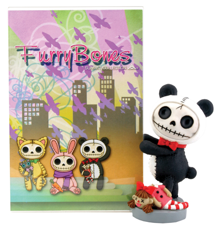 Pandi Panda Furry Bones Skellies Picture Frame