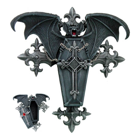 Vampire Bat Coffin Vamp Box by Anne Stokes