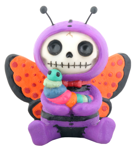 Flutters Butterfly Furry Bones Skellies Figurine