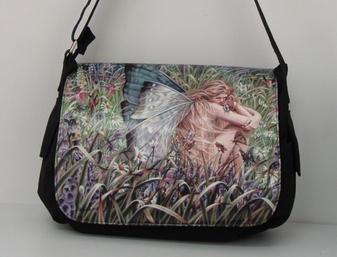 Field of Dreams Messenger Bag by Sheila Wolk