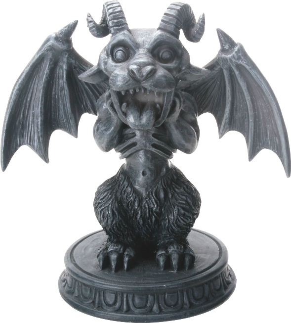Screaming Gargoyle Figurine - Click Image to Close