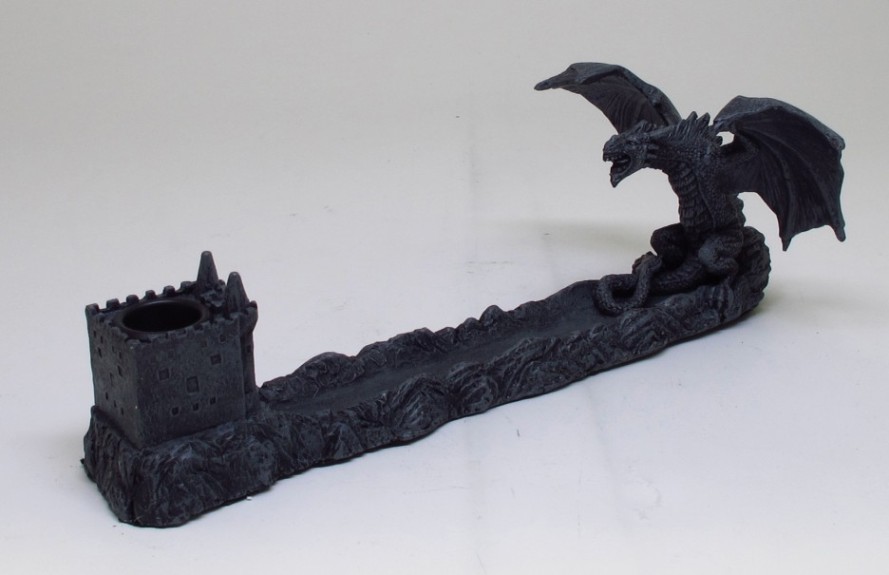 Dragon Perched Incense Burner - Click Image to Close