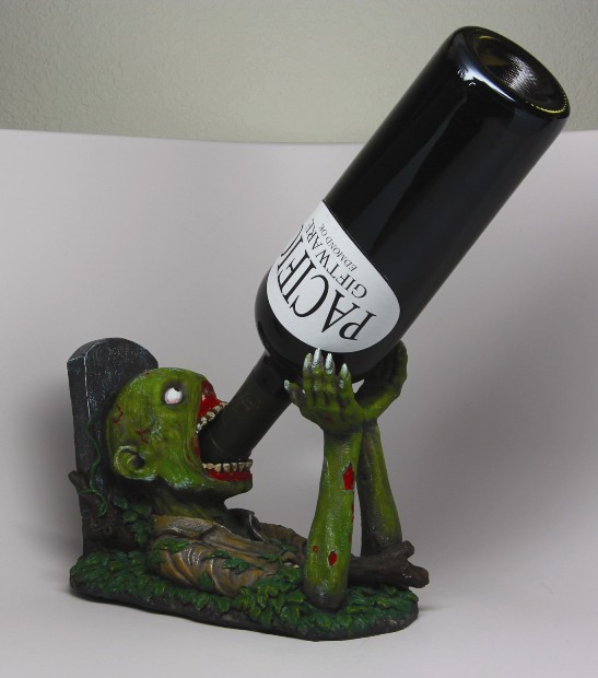 Zombie Wine Guzzler Holder - Click Image to Close