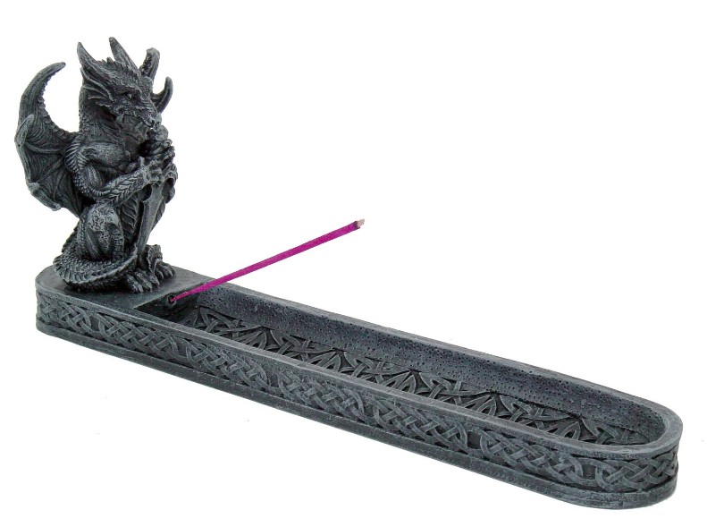 Dragon with Sword Incense Burner - Click Image to Close
