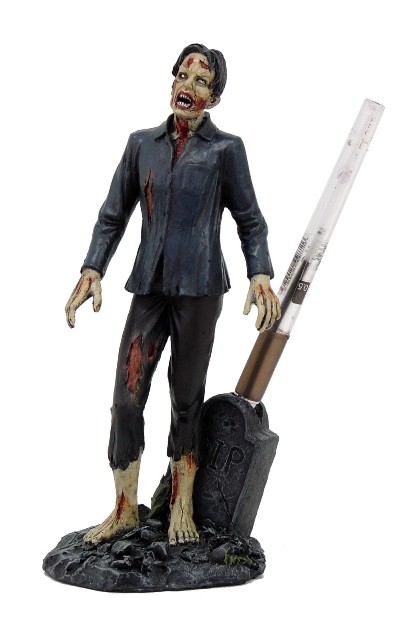 Screaming Zombie Pen Holder - Click Image to Close