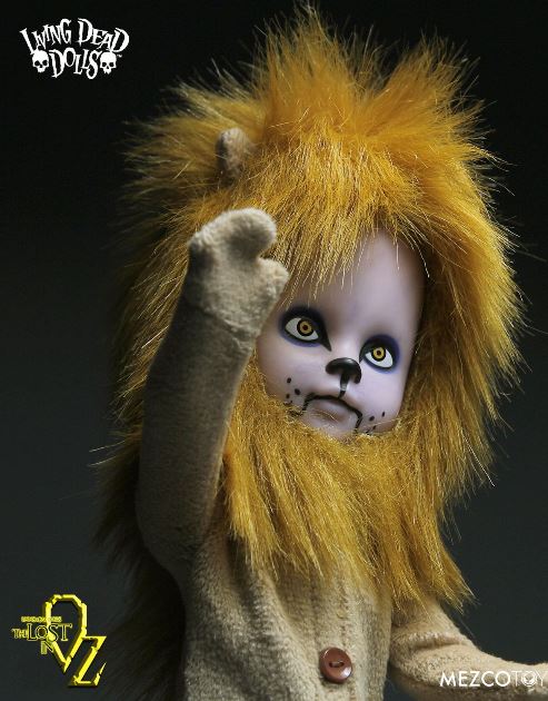 Living Dead Dolls Lost in Oz Wizard of Oz Presents Teddy as The Lion - Click Image to Close