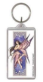 Spring Nouveau fairy acrylic keychain - Click Image to Close